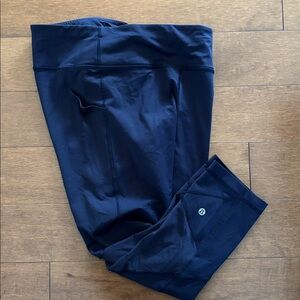 Lululemon capri length leggings.